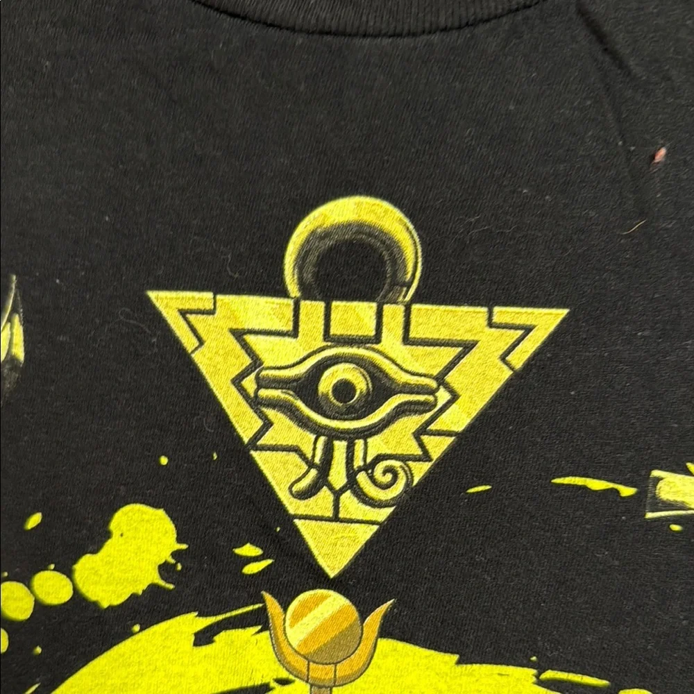 YU-GI-OH! Black Tee. Size Large. Pharaoh Throne graphic - Picture 3 of 6